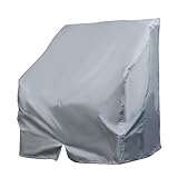 WFLNHB Boat Center Console Cover Heavy Duty 600D Replacement for Carolina Skiff Boston Whaler Excel Bay Pro Wellcraft-Grey