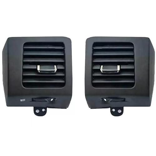 Cadre de sortie de climatisation Land Cruiser 120 2003-2009 en lot de 2 pièces pour auto