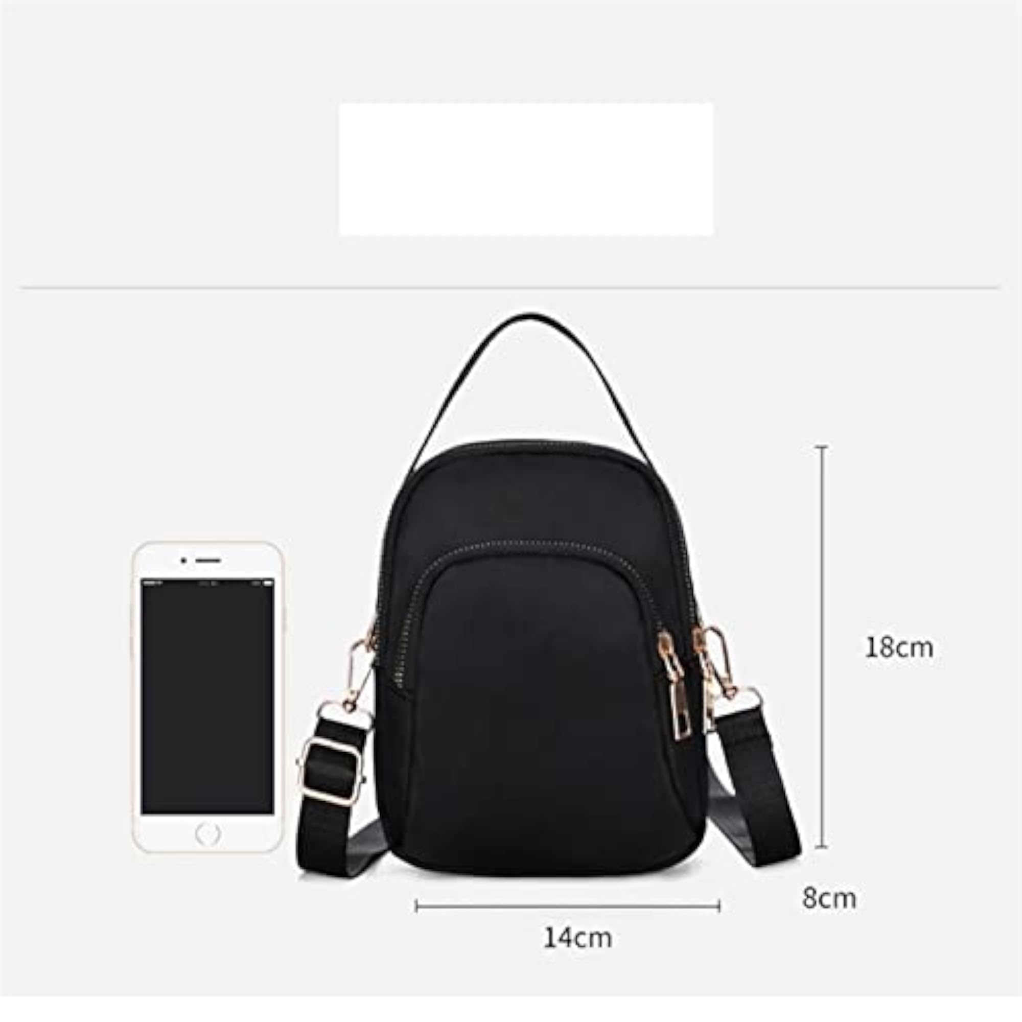 Mobile Phone Shoulder Bag, Multi-Functional Cloth Bag