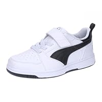 PUMA Rebound V6 LO AC+ PS Sneaker, White Black Black, 13 UK