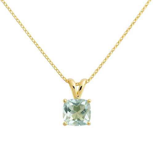 Collier topaze bleue et argent sterling plaqué or | Bijou fait main femme
