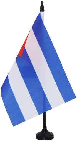 BANDERA de MESA de CUBA 21x14cm - BANDERINA de DESPACHO CUBANA 14...
