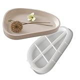 Generic 多目的大容量楕円形シリコントレイ – 家族集まりやカフェ風ディスプレイに最適な柔軟で実用的なサービングトレイ (Large)