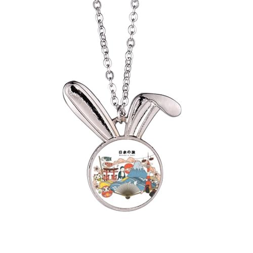 Collier lapin japonais idéal pour vos tenues de vacances et voyage