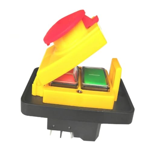 Interruptor electromagnético DZ-6-2 pulsador de seguridad 5 pines 15A 250V para motores eléctricos