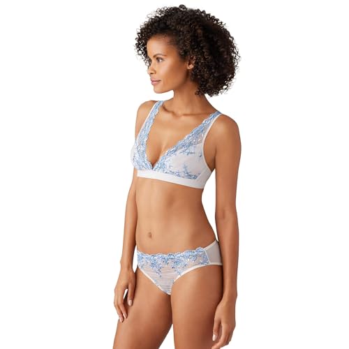 Image of Wacoal Women's Embrace Lace Lightly Lined Wire Free Mid Coverage Bralette, 852191