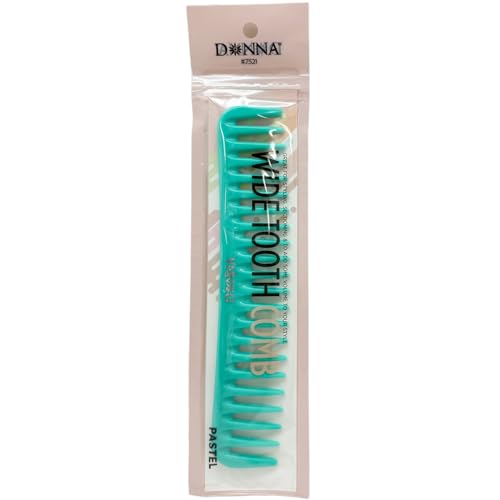 Peine de Dientes Anchos para Desenredar Cabello Verde miniatura 1