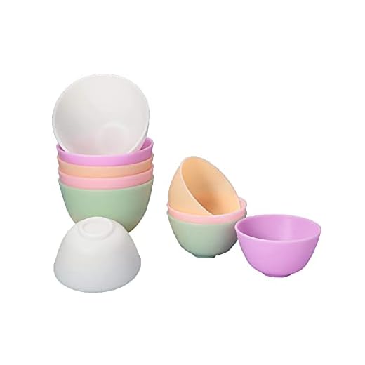 10 st silikonskål ansiktsmask, anti-droppe luktfri användning hemma skönhetssalong för ansiktsmask, lermask och andra hudprodukter flerfärgade (M & S)