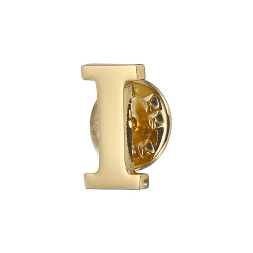 Image of PATIKIL Letter Lapel Pins, Initial Alphabet Collar Pins Letter Brooch Pins for Women Men Shirt Dress Suits