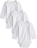 Yoofoss Baby Bodysuits 100% Organic Cotton Baby Onesie Long Sleeve Baby Boys Girls Clothes Soft Newborn Infant Romper, 3 Pack (0-3M)
