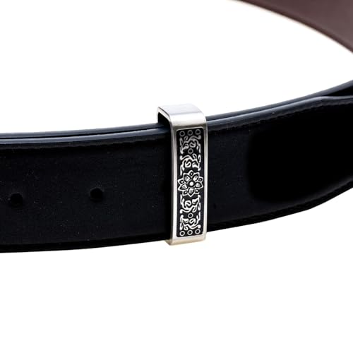 1.5"(38mm-40mm) Belt Loop Keeper Brass Stainless Steel Belt Buckle accessories4