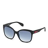 [adidas] レディース サングラス, マットブラック/スモークミラー, 54