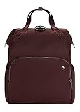 PacSafe Women's Citysafe CX 17L Anti Theft Backpack-Fits 13 inch Laptop, Merlot