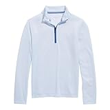 Vineyard Vines Boys' Sankaty Quarter-Zip, White Cap, 6
