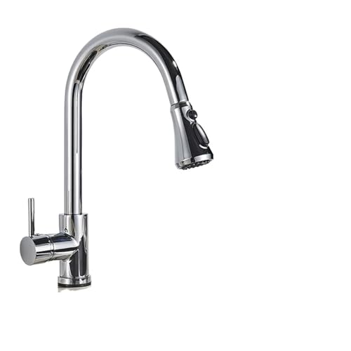 Mitigeur de cuisine en laiton massif et finition chrome B robinet haut de gamme durable