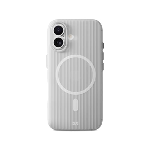 Image of DailyObjects Beam 2.0 Magnetic Protective Case Cover Compatible with iPhone 16 Plus |Magsafe|Camera & Body Protection|Anti Shock,Scratch Resistant|Precise Cutouts Design|Wireless Charging-White