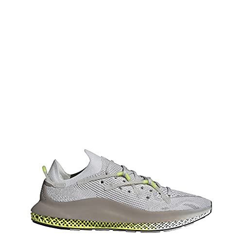Image of adidas 4D Fusio Mens Shoes Size 11.5, Color: Grey /Off White /Yellow-Grey