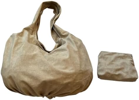 Bolso Saco Piel Vuelta Mujer, Bolso Piel de Ante Mujer, Sencillo ...