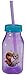 Zak Designs Disney Frozen Elsa and Anna Milk Bottle with Lid and Straw, 10 Ounce