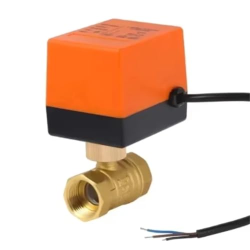 Vanne à bille électrique en laiton DN25 à actionneur 3 fils haute étanchéité