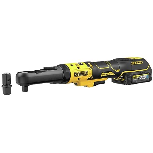 Image of DEWALT 20V MAX XR Cordless Ratchet Set, 3 /8 inch and 1 /2 inch Sealed Head Ratchet, Battery and Charger Included (DCF510GE1)