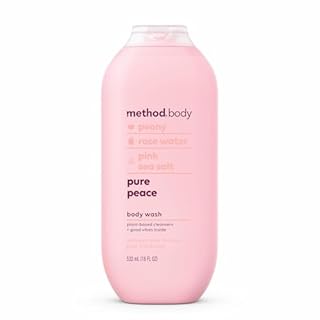 Method Body Wash, Pure Peace, Paraben and Phthalate Free, 18 oz (Pack of 1)