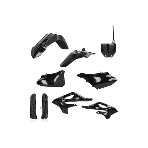 Kit plastique YAM YZ85 22 noir Acerbis haute résistance aux chocs