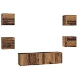 vidaXL Estante de Pared - ¡El Punto Fresco para tu Sala, Comedor o Donde Quieras! Este Organizador Vertical es un Armario Modular rústico Que Ahorra Espacio.