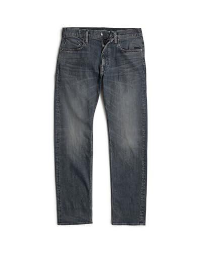 Miniatura 4 de G-Star Vaqueros Mosa Straight Para Hombre, Azul Antic Sand Blast D23692-D775-G803 , 32w 30l