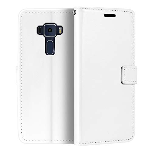 Capa carteira para Asus Zenfone 3 ZE552KL, capa flip magnética de couro sintético premium com suport