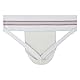 GYM Herren 7,6 cm breites Band, klassischer athletischer Supporter, Weiss/opulenter Garten, 4X-Large