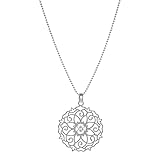  iz-el Halskette Mandala 925 silber Geschenk
