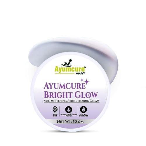 Image of Ayumcure Glutathione & Niacinamide Skin Whitening Cream 50 g | Kojic Acid, Vitamin C & E | Anti-Aging, Tan Removal, Brightening Cream for Women & Men | All Skin Types