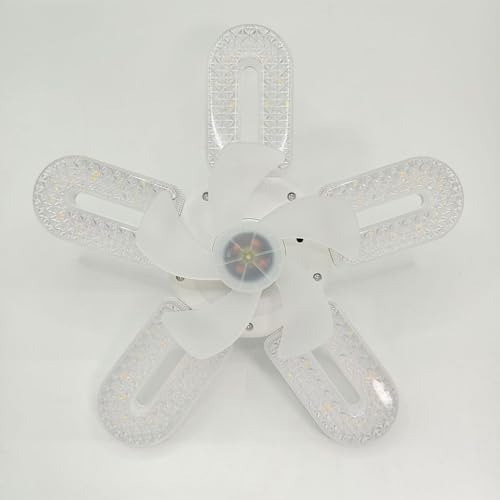 Ventilador de techo con luz para enfriar dormitorios pequeños y regular la iluminación 7