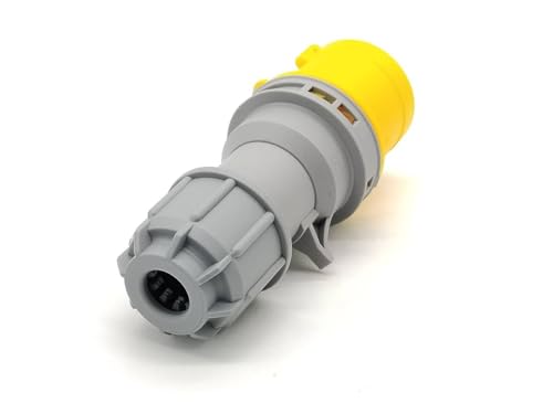 Conector hembra IEC60309 de 16A monofásico con estanqueidad IP67 para entornos industriales 6