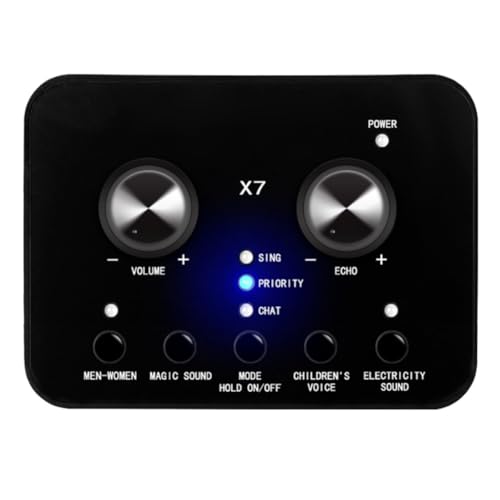 Scheda Audio Changer Voce Live con Effetti Sonori Elettronici Esterni per Telefoni Cellulari e Computer