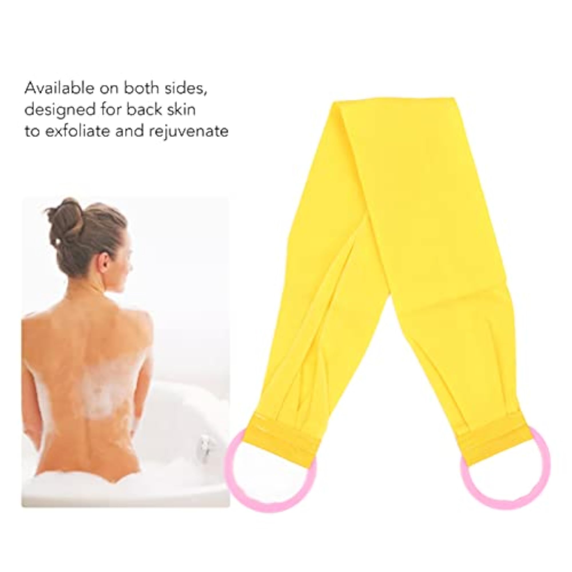 Exfoliating Back Scrubber with Handle