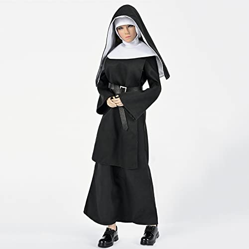 CNSMCWG Männlich Actionfiguren Kleidung Im Mastab 1/6, Nonnenanzug (ohne Body), Anwendbar Auf Kleidung Für 12-Zoll-Puppen, Phicen TBLeague,A Cover