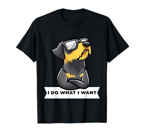 Deutscher Jagdterrier Cane Testardo Divertente Maglietta