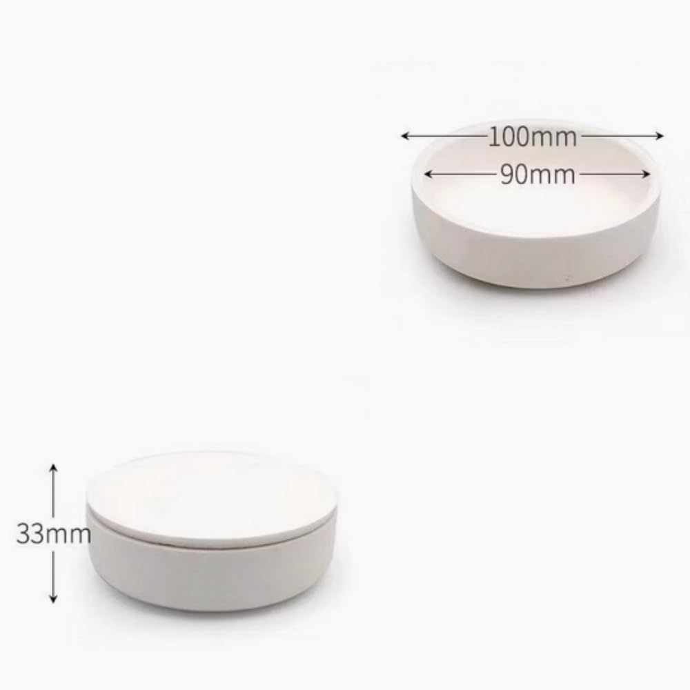 Tygiel do spiekania cyrkonu dentystycznego z pokrywą – tygiel laboratoryjny wysokotemperaturowy (opcje 75/90/100/110 mm)(100x90x33mm)