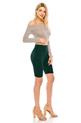 Image of ALWAYS Women's High Waist Bike Shorts - Athletic Workout Tummy Control Stretch Running Yoga Pants