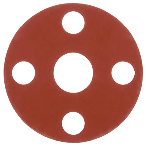 USA Sealing BULK-FG-1538 Full Face Silicone Rubber Flange Gasket for 1-1/2