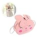 Imagen de Abaodam Bolso Bandolera Infantil con Diseño de Conejito Rosa Bolso Portátil para Niñas Bolsa Cruzada Ligera y Espaciosa para Juguetes y Accesorios Regalo para Niñas y Pequeños