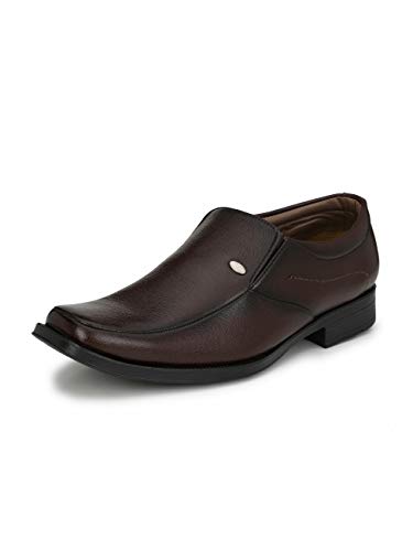 Image of SIR CORBETT Faux Leather Formal Shoes for Men