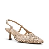 Anne Klein Women's Slingback Dress Heels Thia, Crystals, 6.5