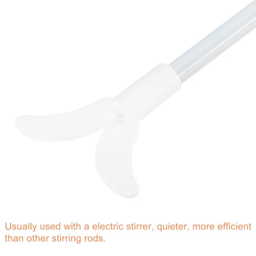 meccanixity ptfe electric stirring rod 400x100mm length overhead stirrer mixer shaft with foldable paddle for lab