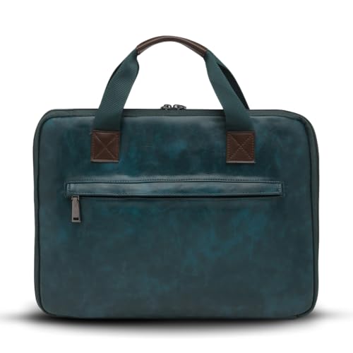 Image of VISMIINTREND Laptop Briefcase Messenger Shoulder Office Hand Bags for Men Women | Fits 13 inch /14 inch /15.6 Inch Laptops, Macbook | Vegan Leather | Corporate Gifts