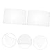 FUNOMOCYA 5sets Sandblasting Hood Attachment Industrial Sanding Helmet Protective Lens 2pcs*5