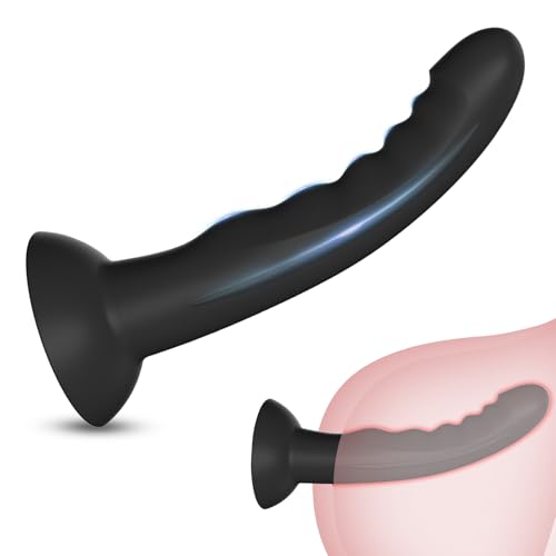 BDSMYEE Analplug Buttplug,Silikon Welle Analkugeln mit Einem Starken Saugnapf Ausgestattet Anal-Dilatator Analspreizer Stimulation Prostata-Massage für Frauen Männer Paare Analdildo analkette (Klein)