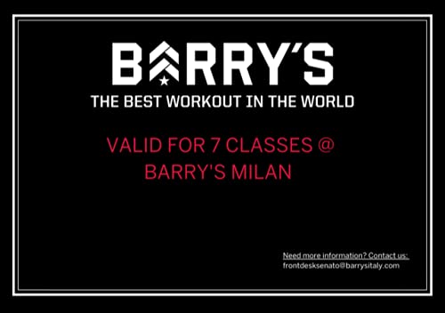 BARRY'S MILAN 7 classes pack